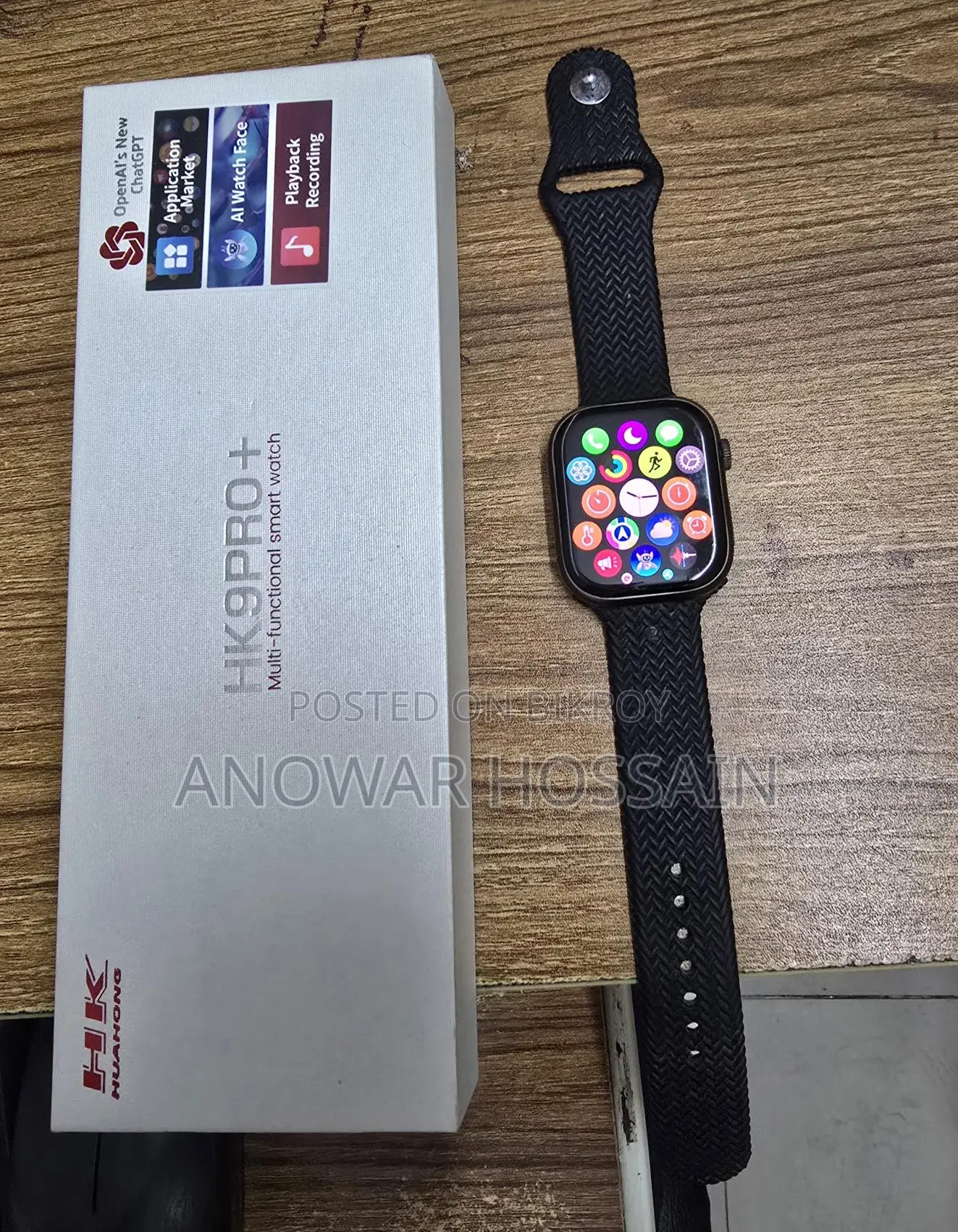 Hk 9pro Plus Smart Watch