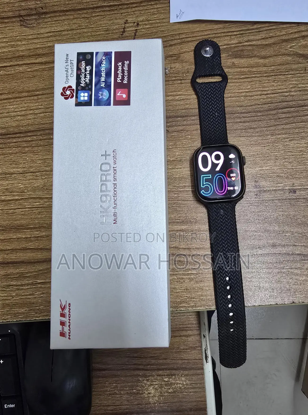 Hk 9pro Plus Smart Watch