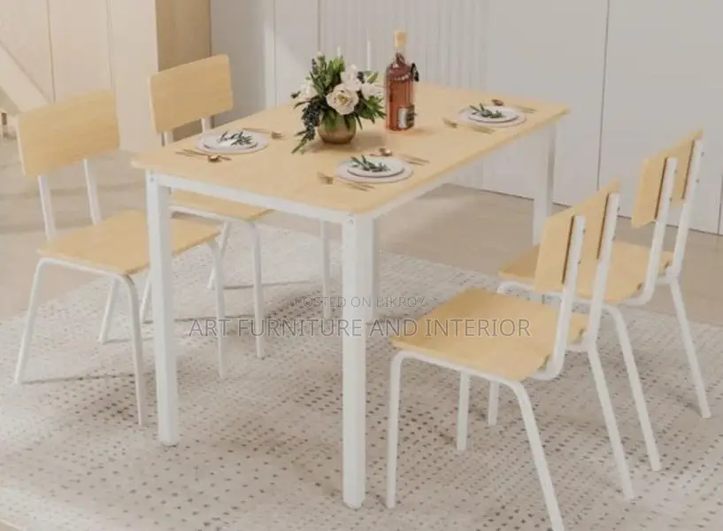 Iron Dining Table & Chair - 47