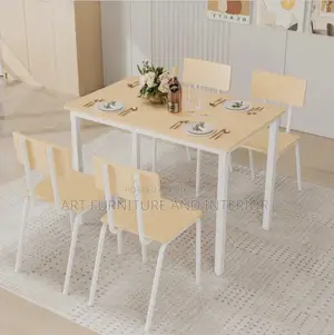 Iron Dining Table & Chair - 47