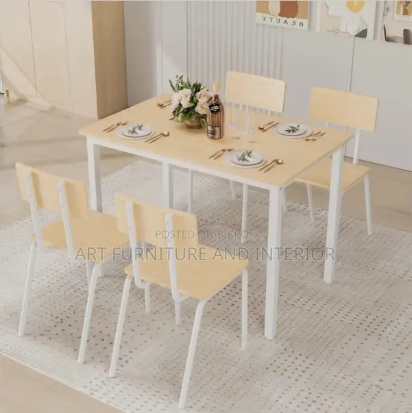 Iron Dining Table & Chair - 47