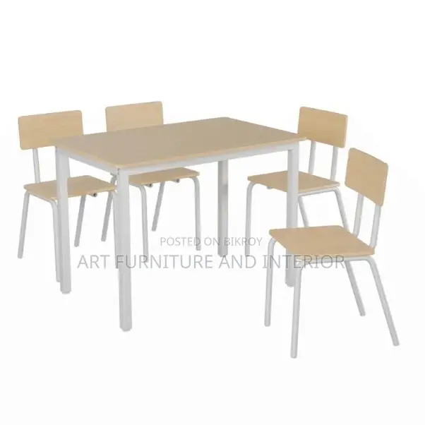 Iron Dining Table & Chair - 47