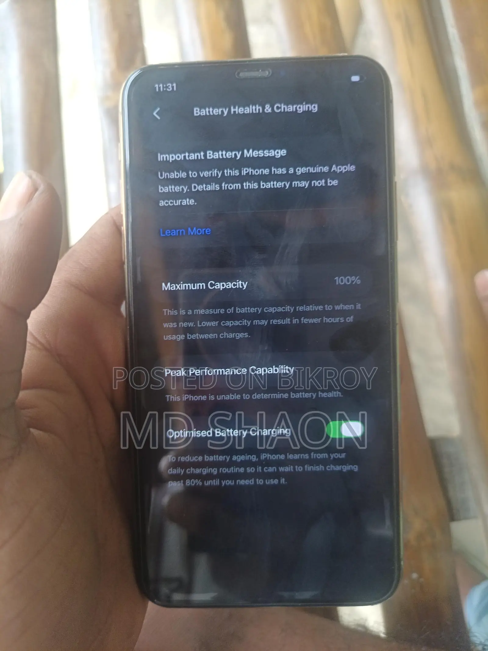 Apple iPhone 11 Pro Max . (Used)