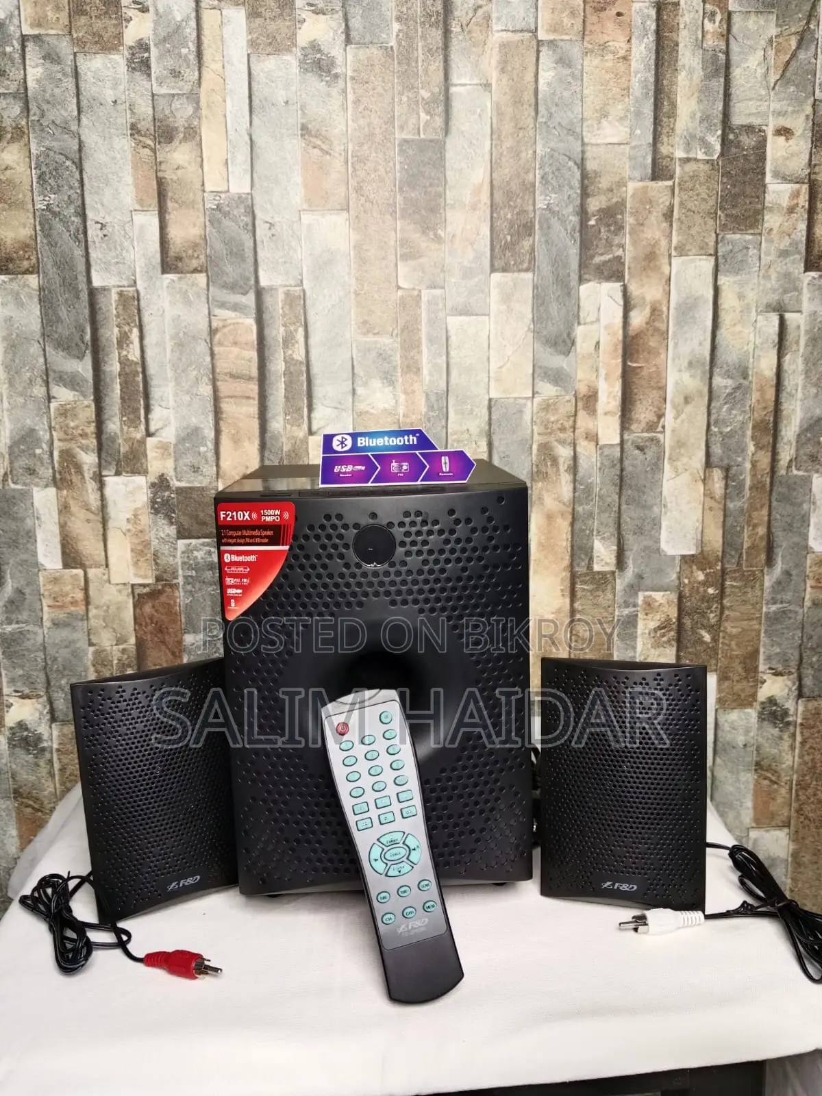 F&d Speaker 2:1 with 1 Year Warranty.