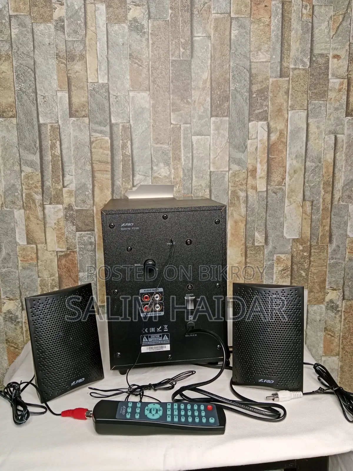 F&d Speaker 2:1 with 1 Year Warranty.