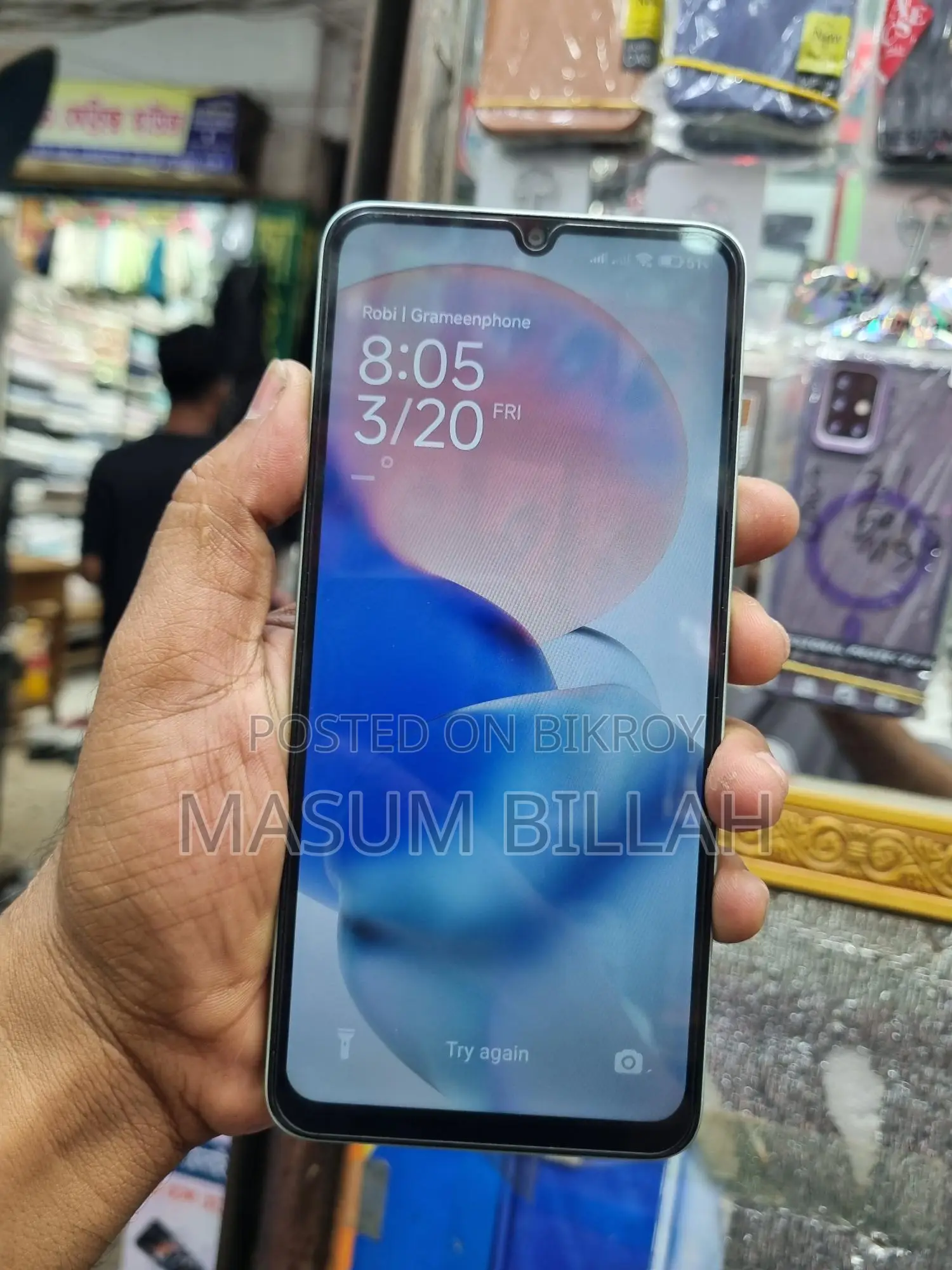 Xiaomi Redmi 13c ভালো একদম ফ্রেশ (Used)