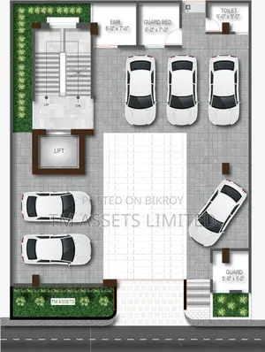 South Facing 1450 sft Flat For Sale In Aftabnagar Dhaka
