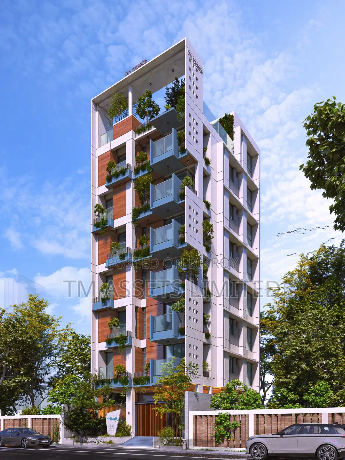 South Facing 1450 sft Flat For Sale In Aftabnagar Dhaka