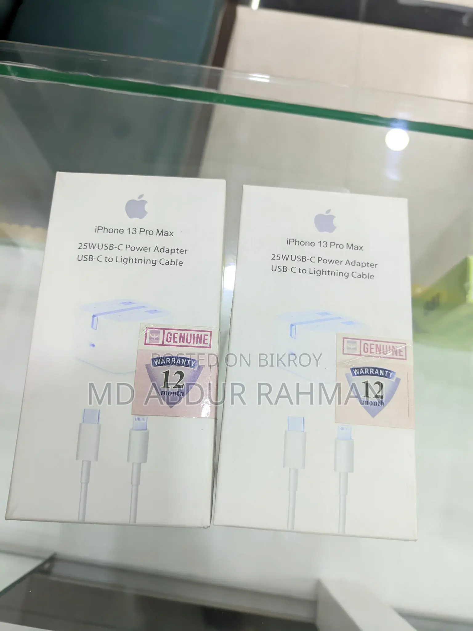 Apple 25W Adapter and Cable
