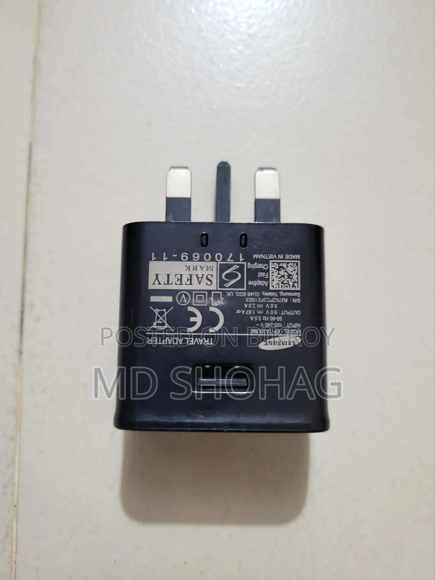 Samsung 15w Pd Adapter Usb-c 3 Pin