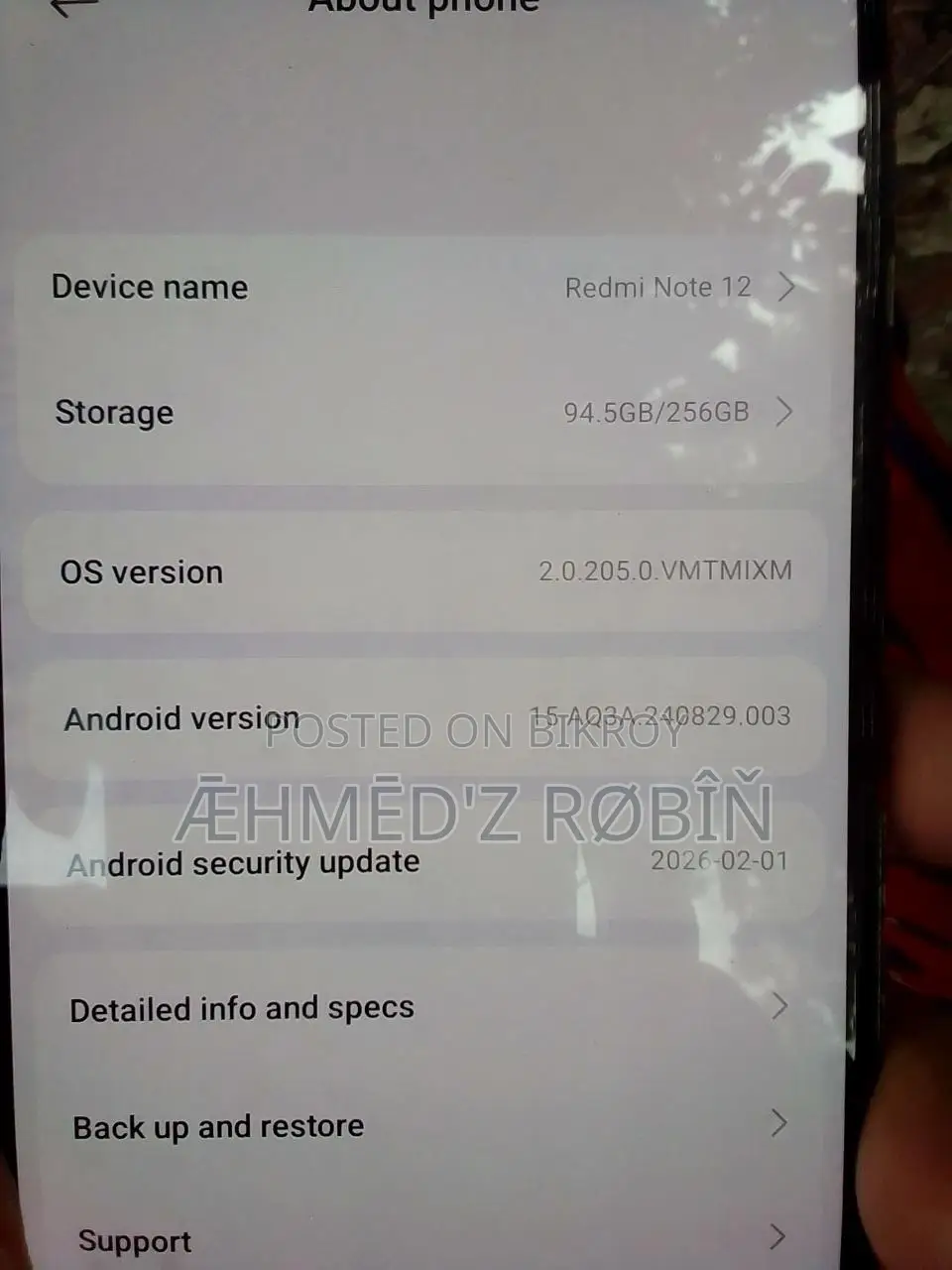 Xiaomi Redmi Note 12 (Used)