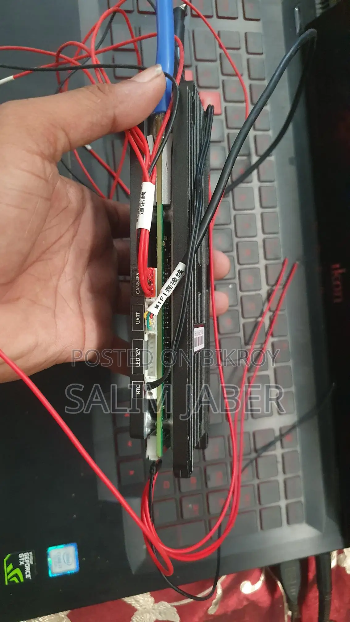 LiFePO4 4s 12v 120a Smart Bms Battery + Bluetooth/wifi Module
