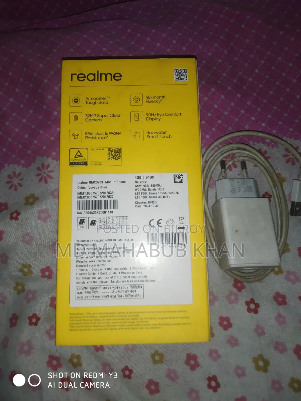 Realme Note 60 Ram4/Rom64 (Used)