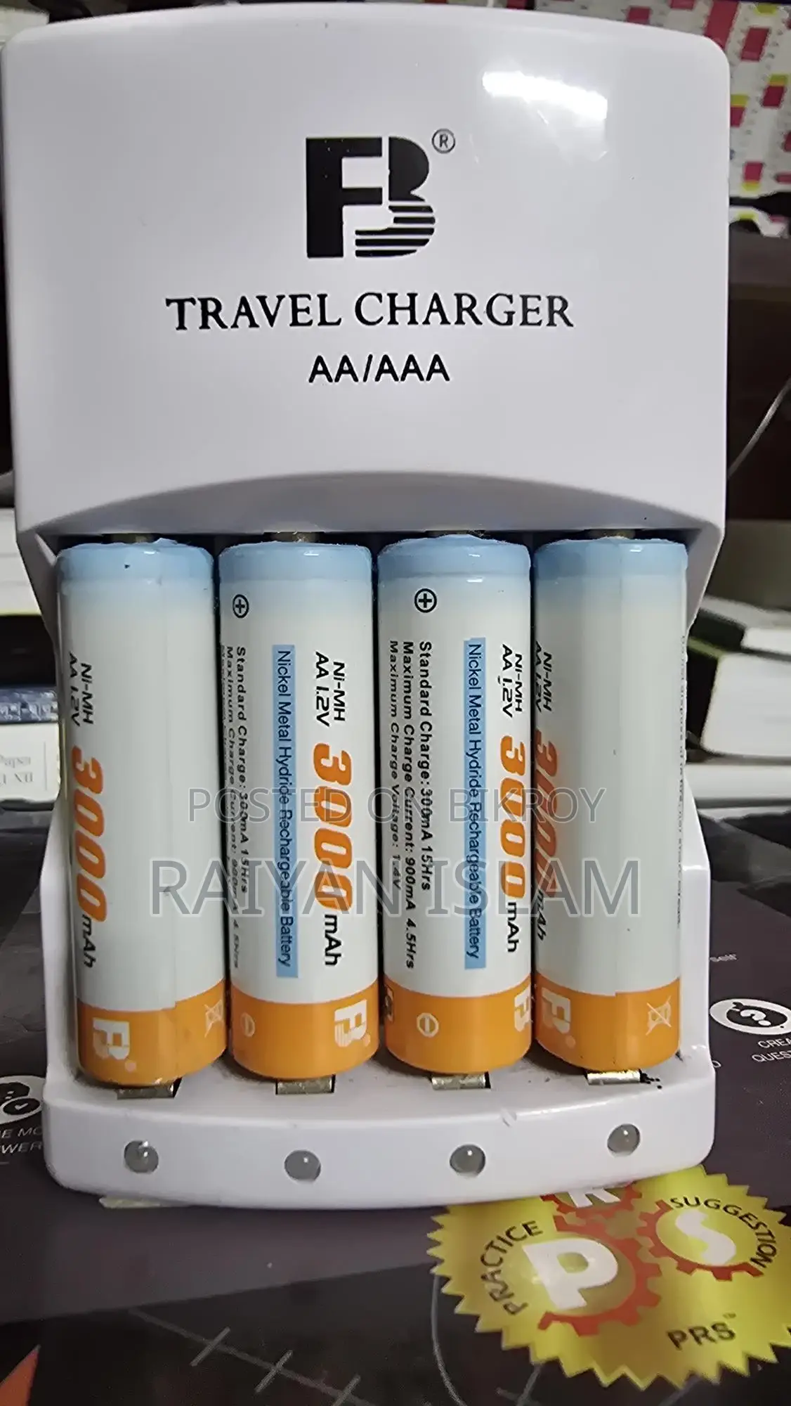 Camera Rechargeable AA/AAA Battery With Charger