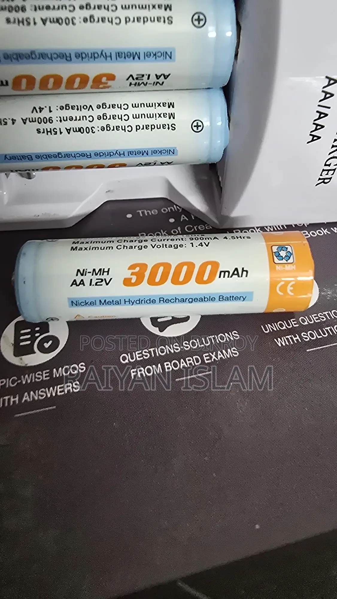 Camera Rechargeable AA/AAA Battery With Charger