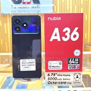 New ZTE A35 12 GB Black