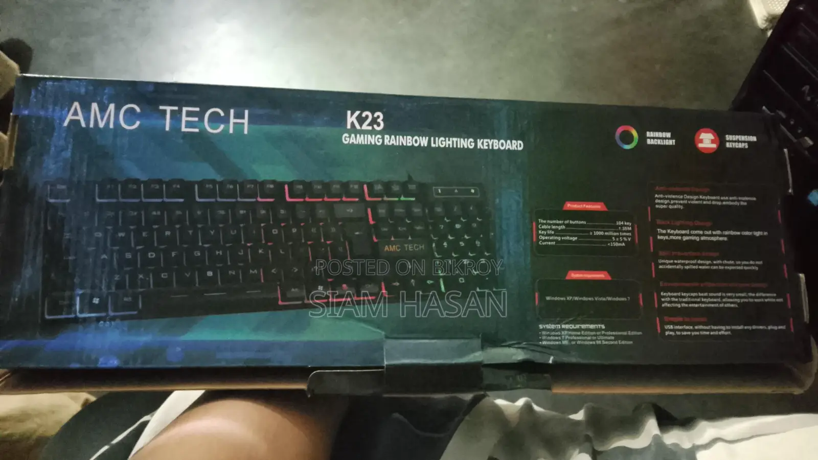 RGB Gaming System Keyboard