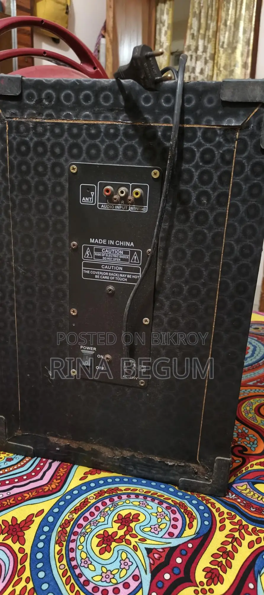 BOOTH DJ SOUND BOX SYSTEM