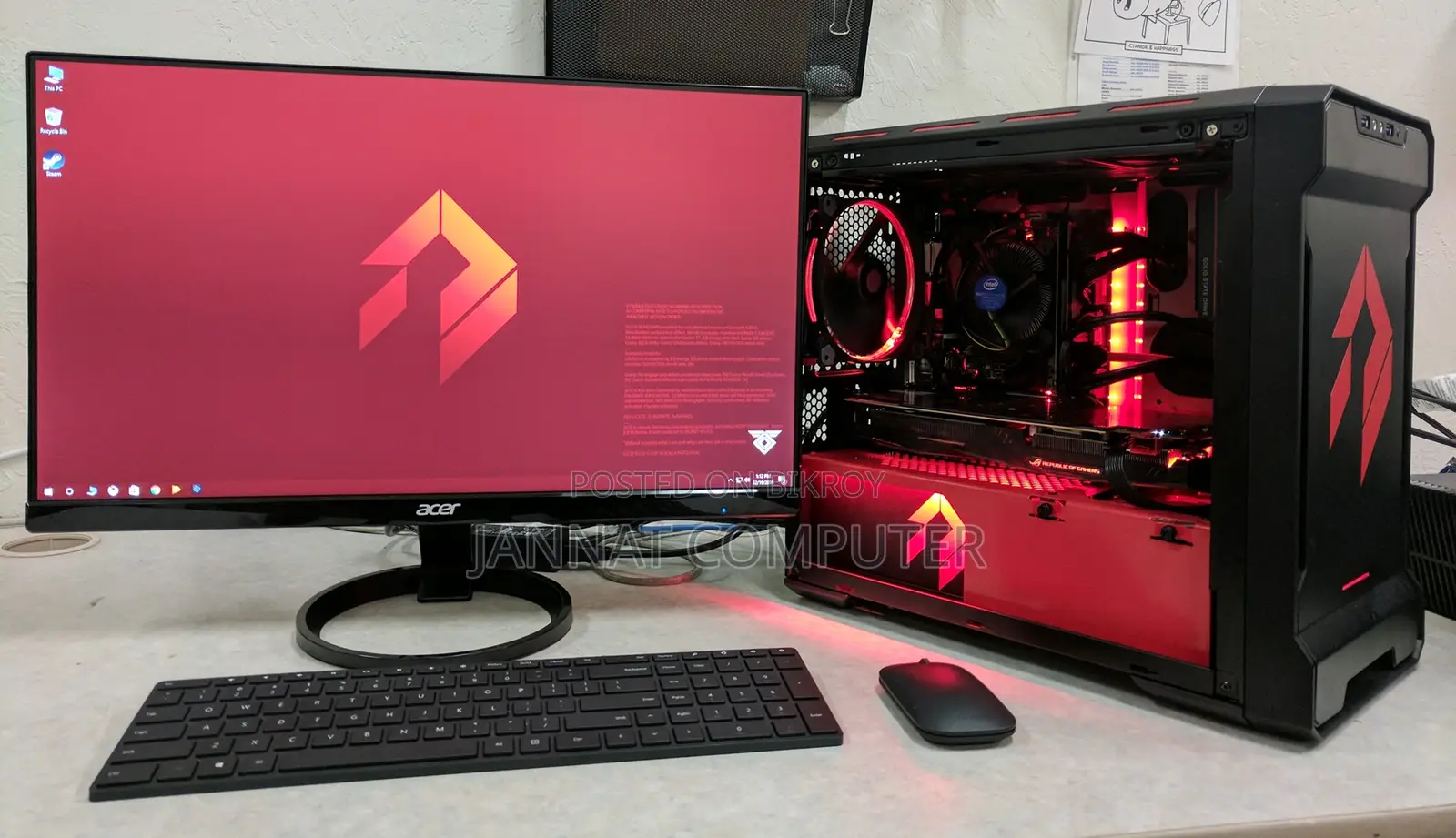 বিশাল ছাড় নিউ H-110বোর্ড+Core i3_রাম 4GB+এসএসডি 128GB+1TB+এইচপি 19''LED