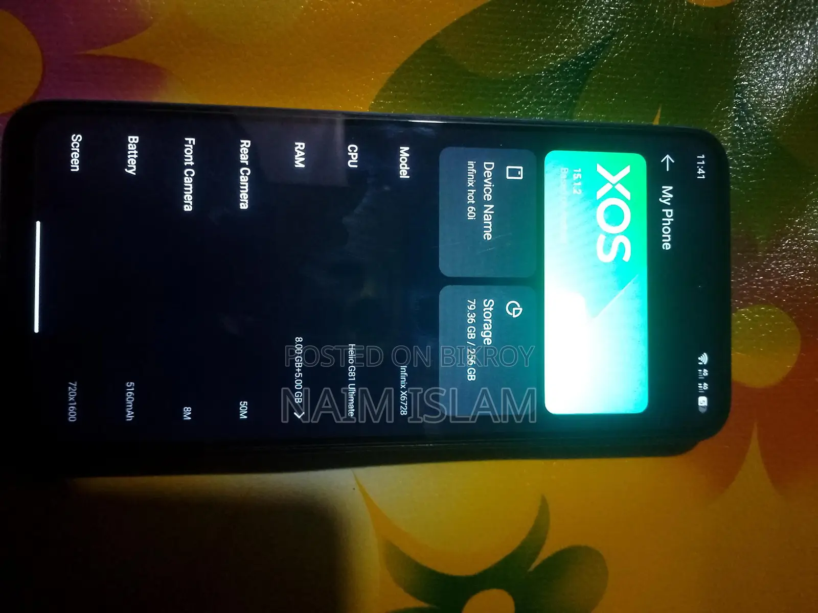 Infinix Hot 60i . (Used)