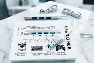 4-পোর্ট USB 3.0 হাই-স্পিড হাব।