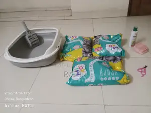 Cat Litter Box, Wash Brush, 15kg, Shampoo, Nail Cutter