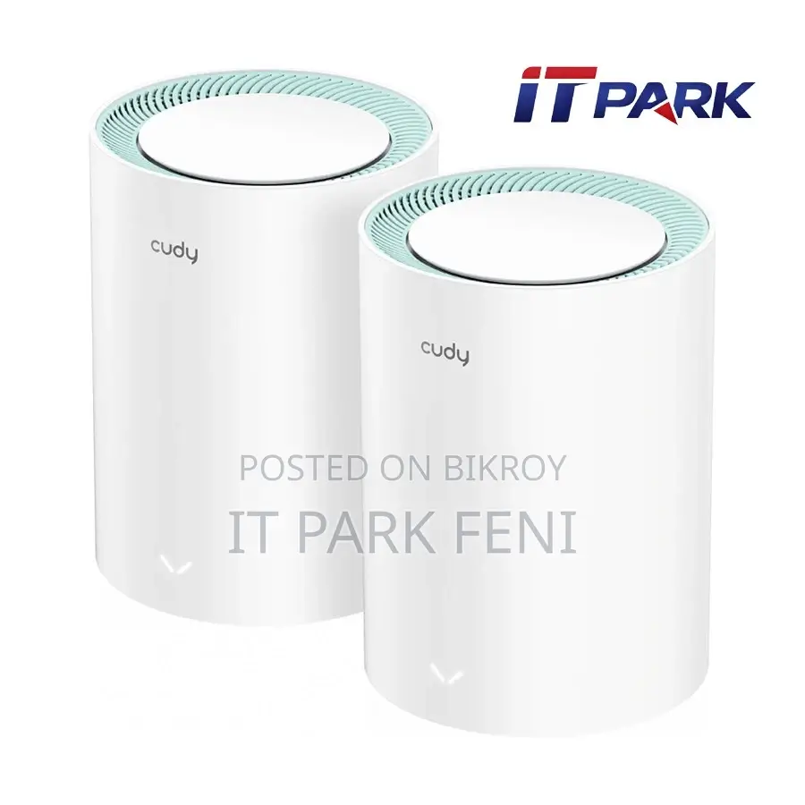 Cudy M1300 AC1200 Mbps Gigabit Dual-Band Mesh Wi-Fi 5 System (2-Pack)