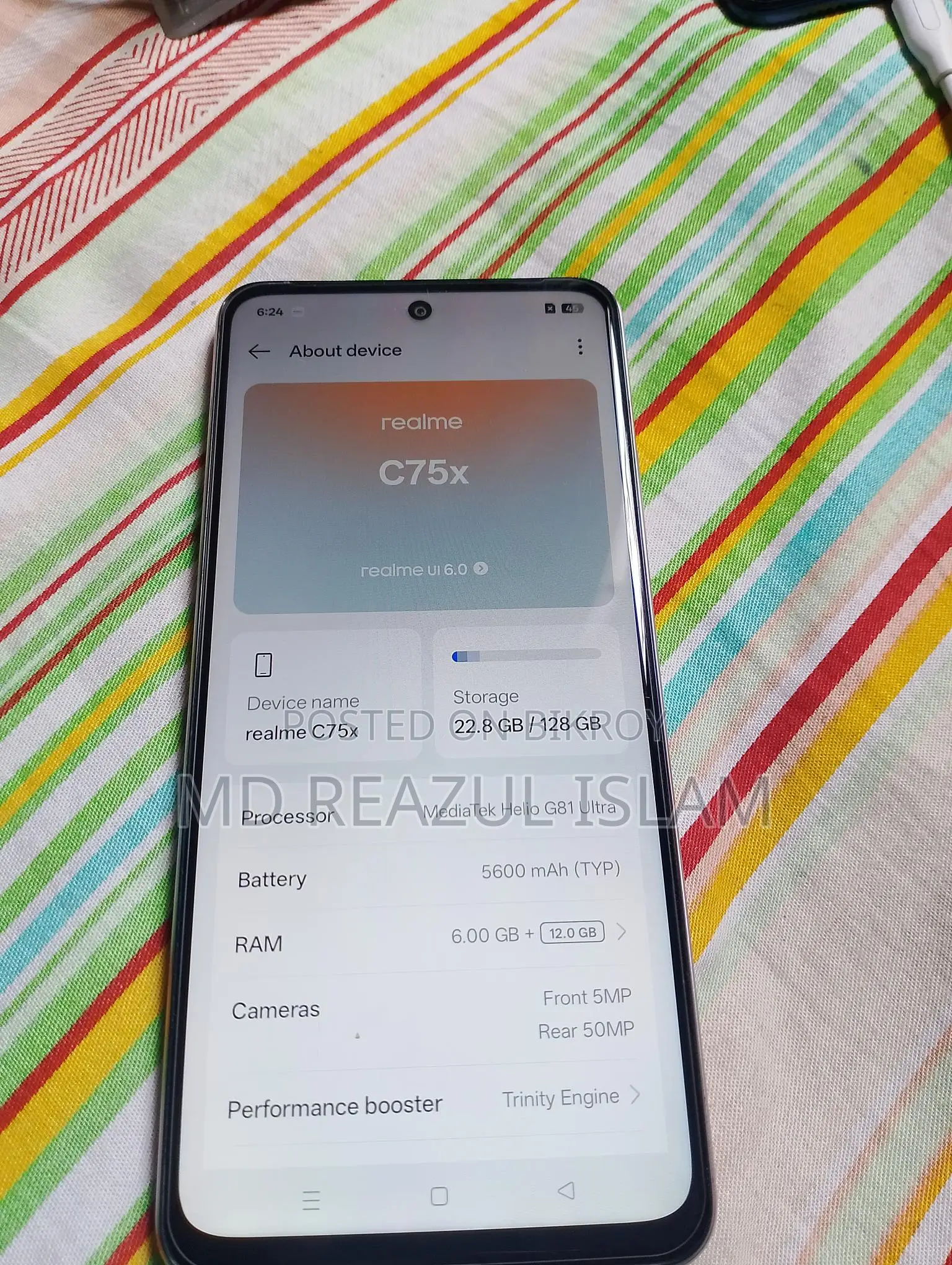 Realme C75X (Used)