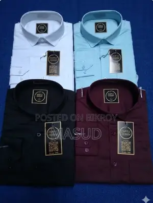 সলিড কালার ছেলেদের শার্ট