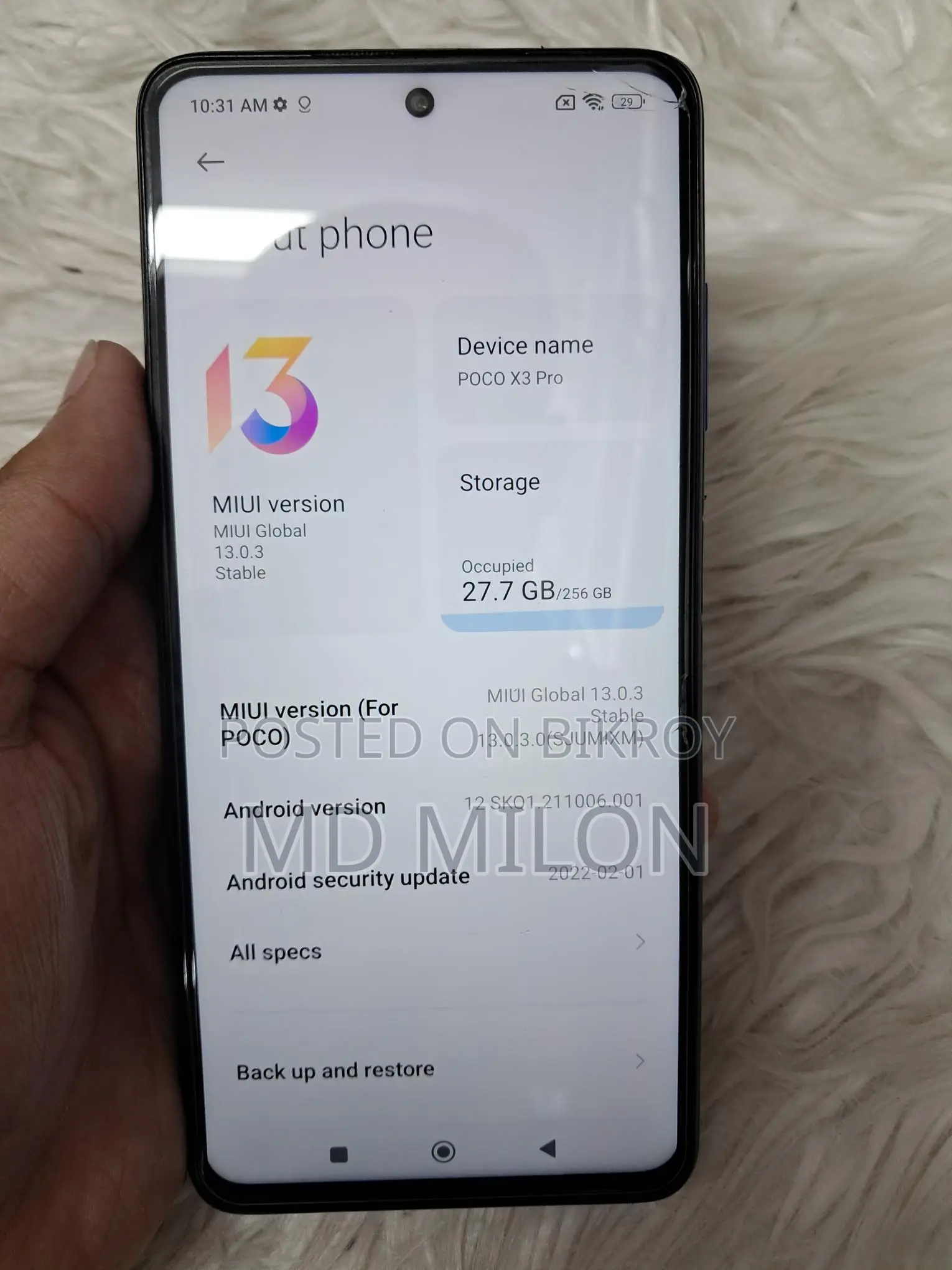 Xiaomi Poco X3 Pro (Used)