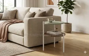 Mild Steel Sofa Side Table - 01