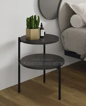 Mild Steel Sofa Side Table - 01