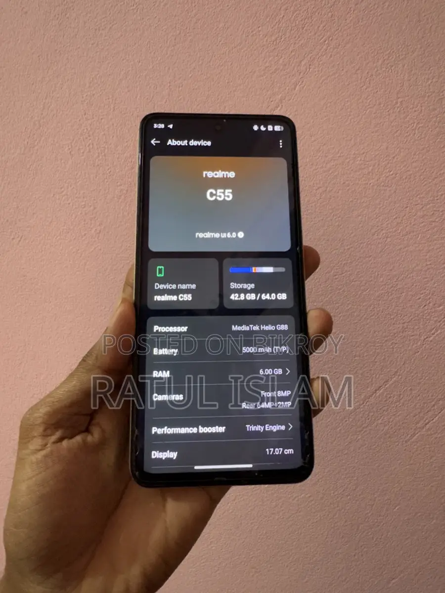 Realme C55 . (Used)