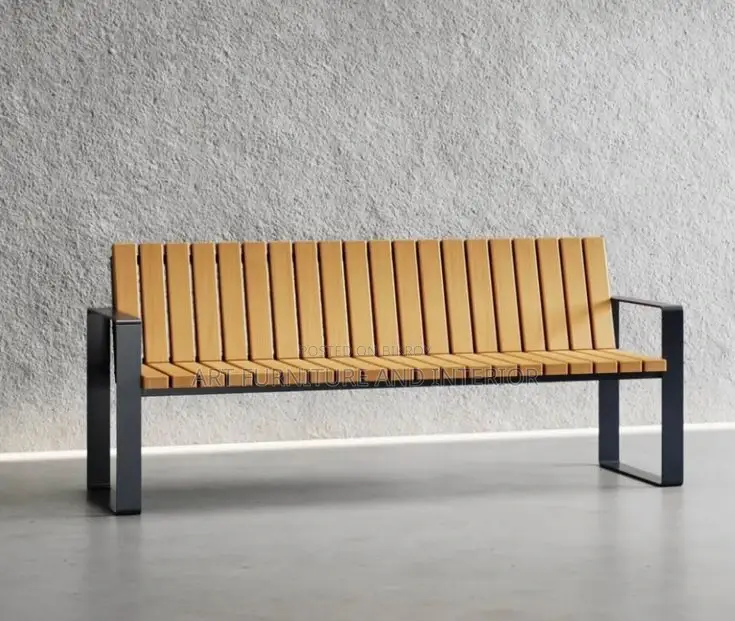 Mild Steel Waiting Bench - 09