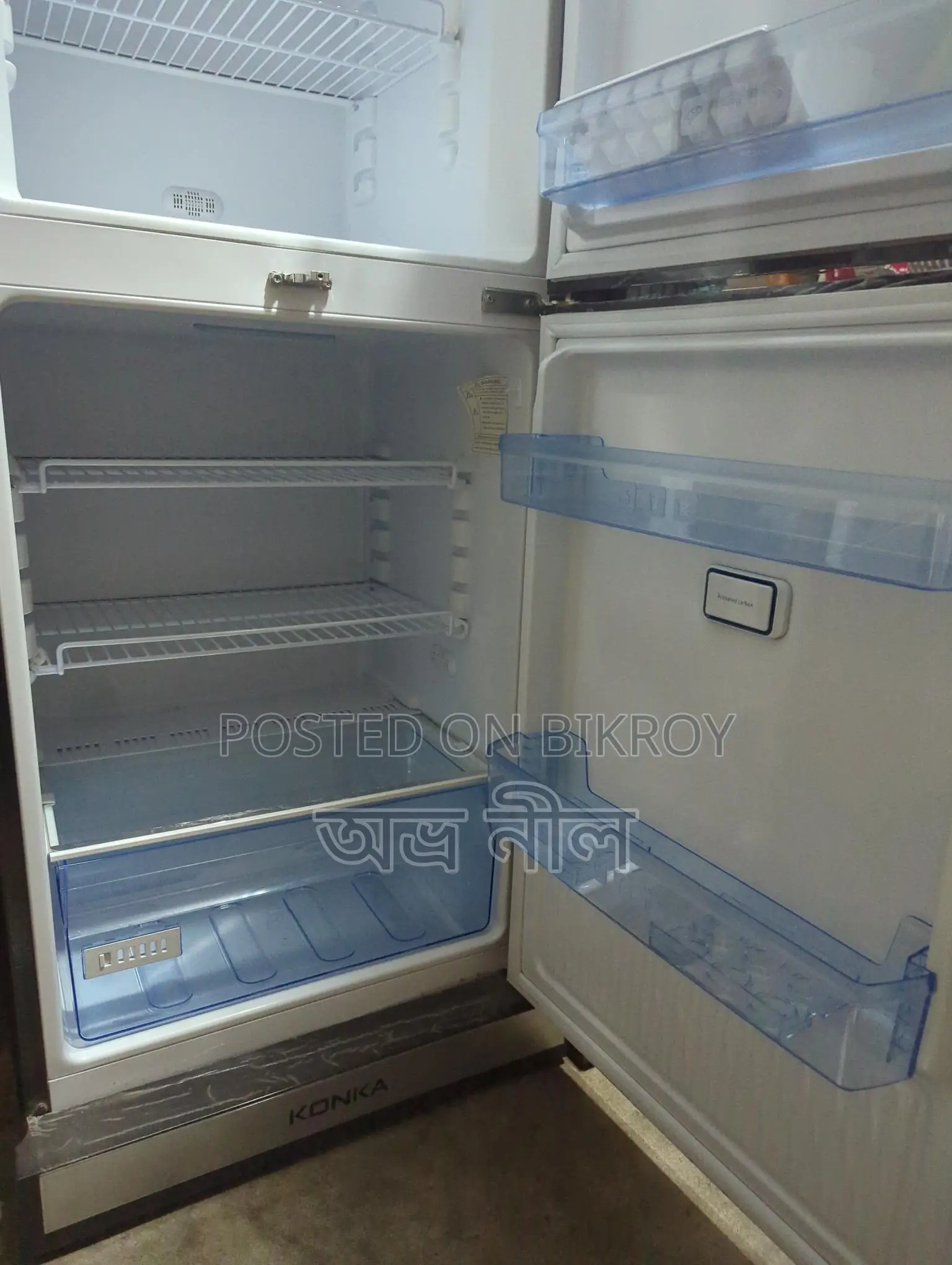 KONKA Refrigerator-KRT-315EIGB-Black