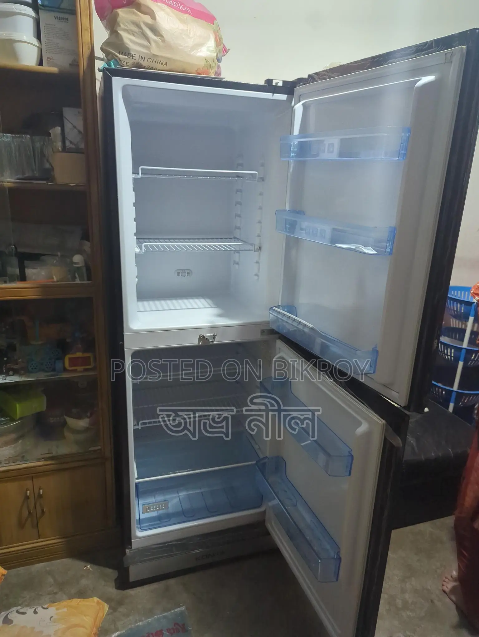 KONKA Refrigerator-KRT-315EIGB-Black