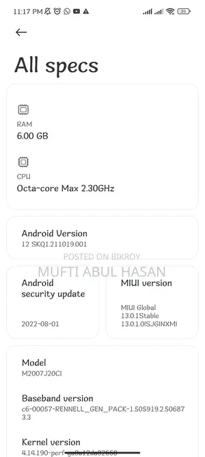 Xiaomi Poco X3 (Used)