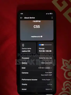 Realme C55 . (Used)
