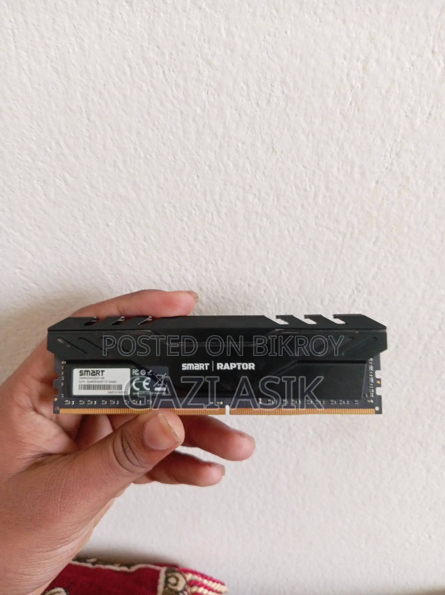 Smart Raptor Ddr4 8gb 3200mhz