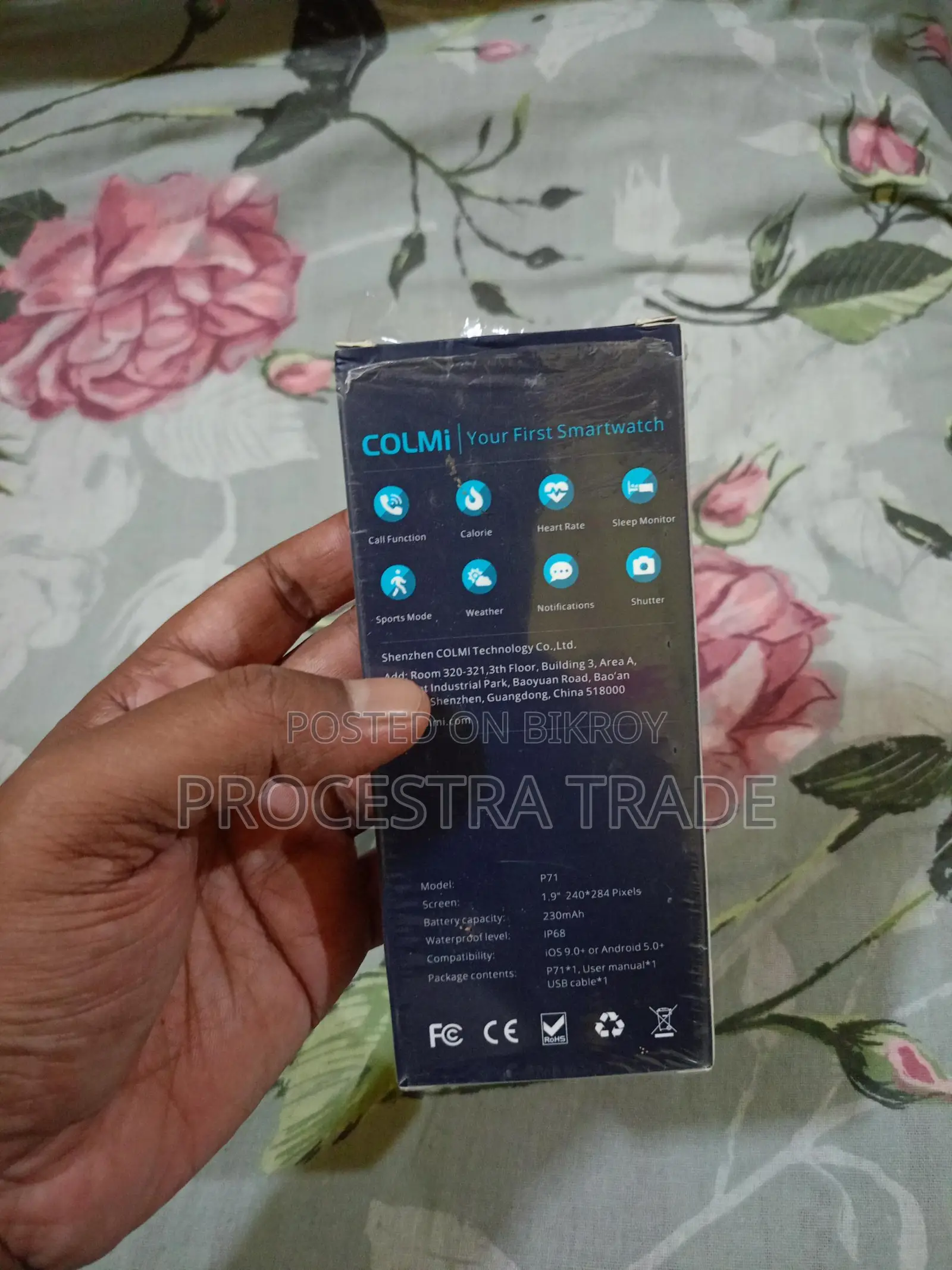 Colmi P71 কলিং স্মার্ট ওয়াচ