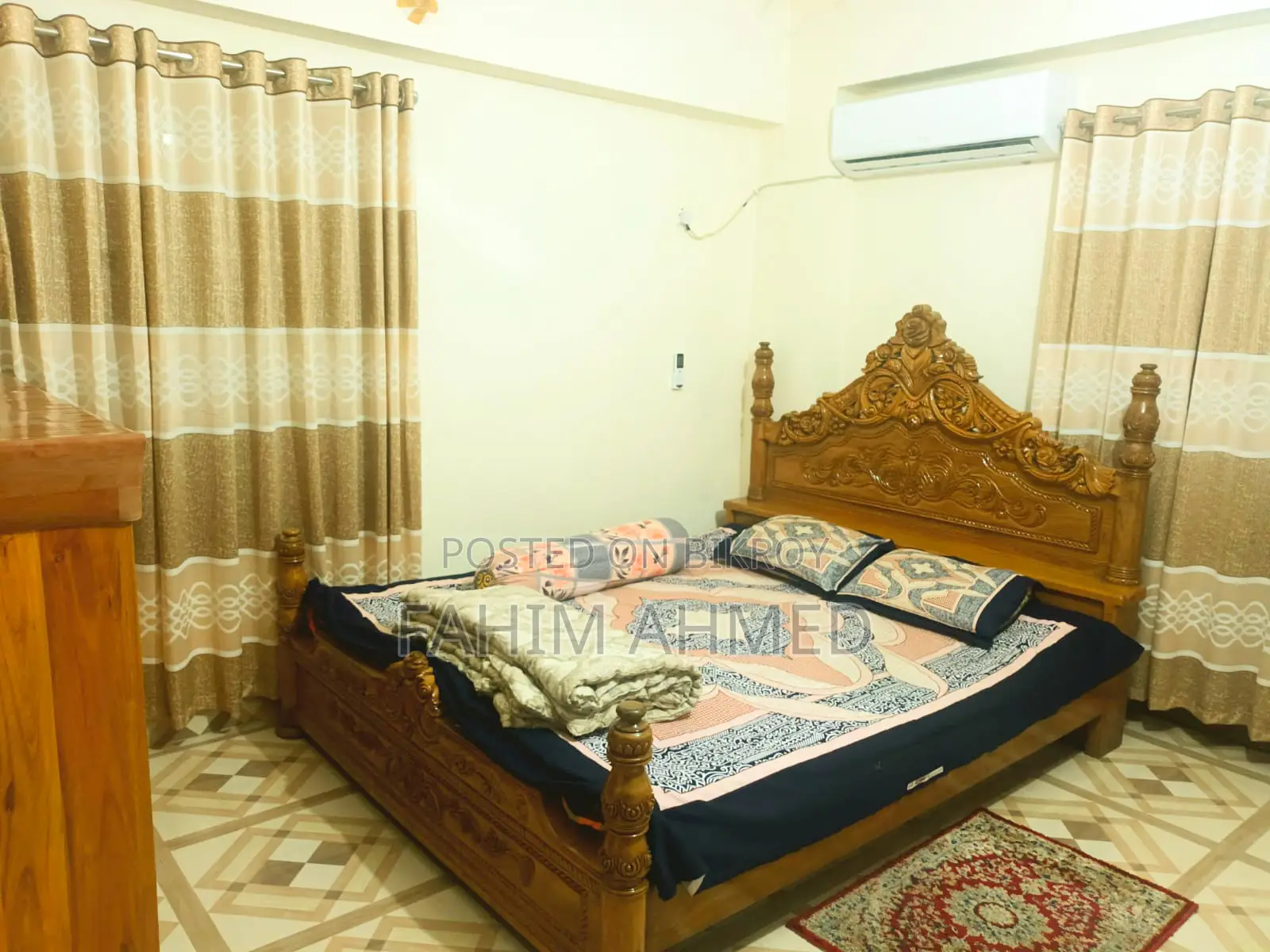 Furnished 3-Bedroom Apartment in Zinda Bazar for Rent