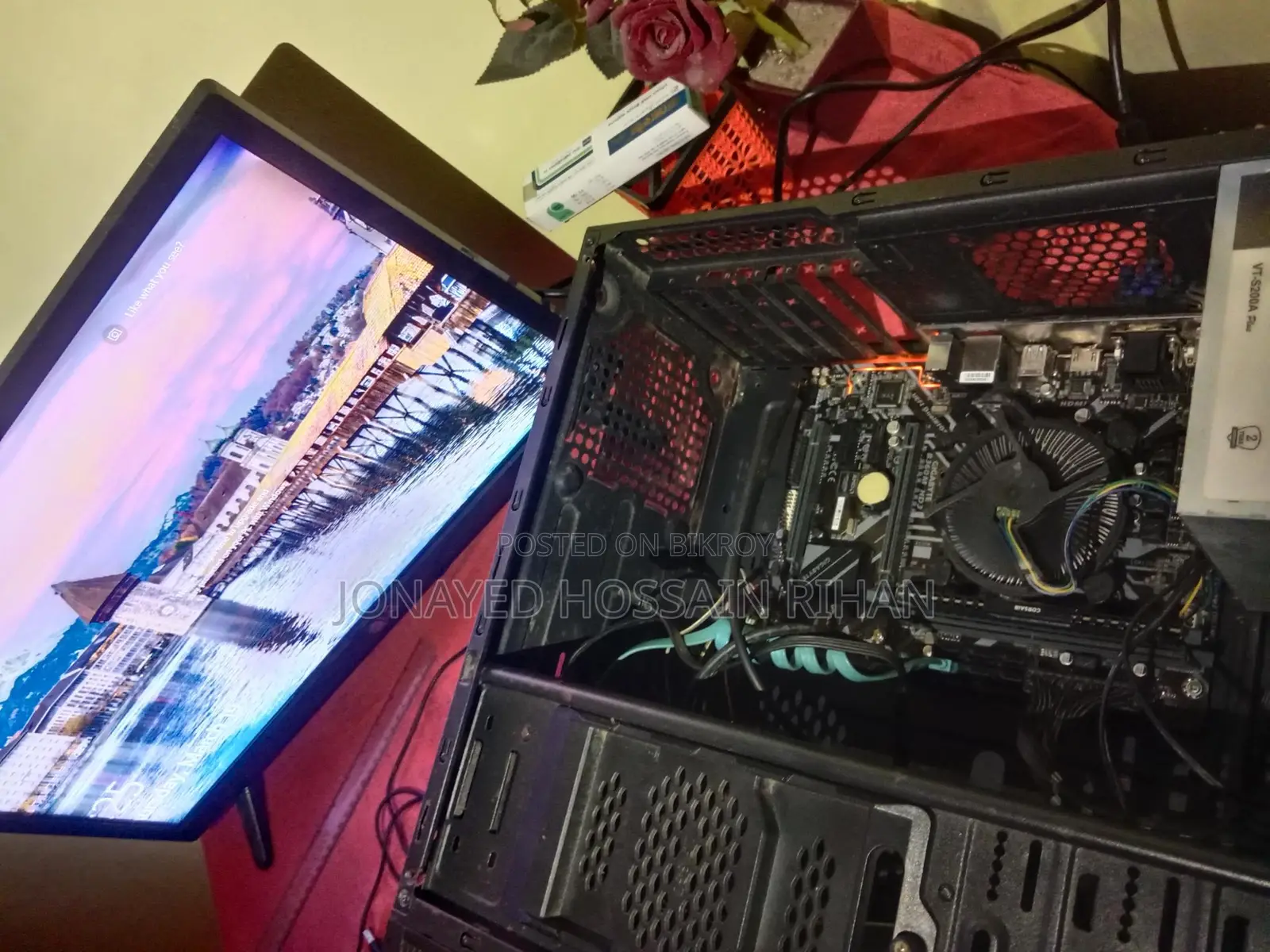Desktop Computer Gigabyte GB-BACE-3160 8GB Intel Core I3 SSD 128GB