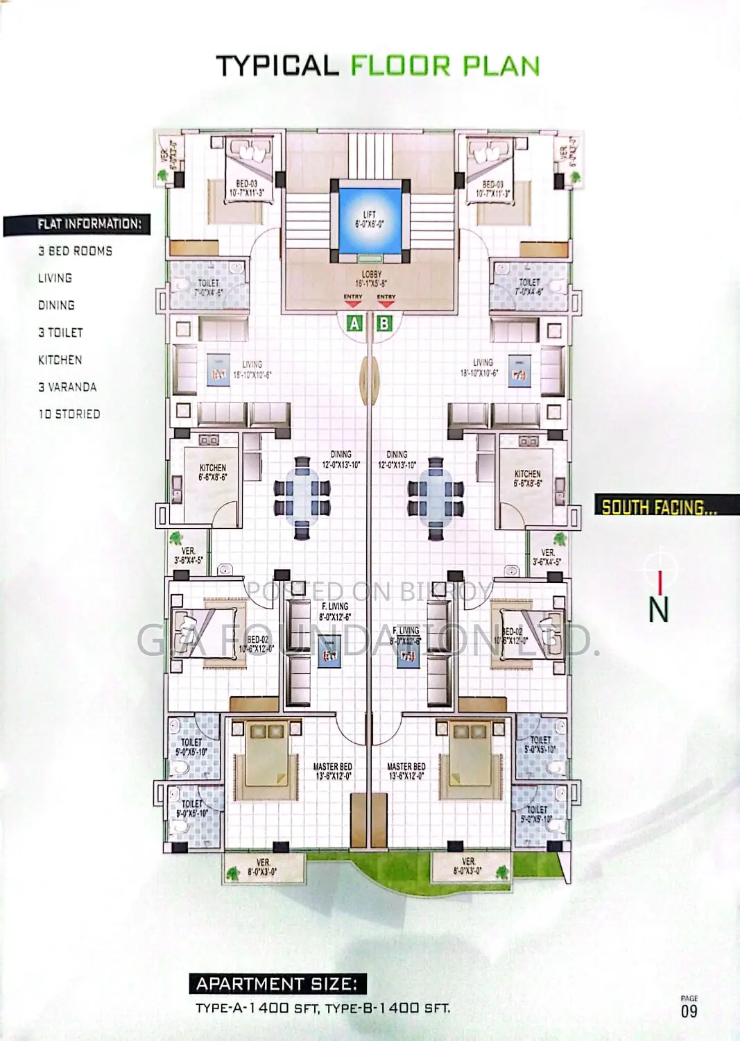 Dream Home! 2800 SFT Comfortable & Elegant Flat - Book Now