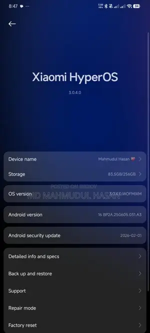 Xiaomi Redmi Note 14 pro . (Used)