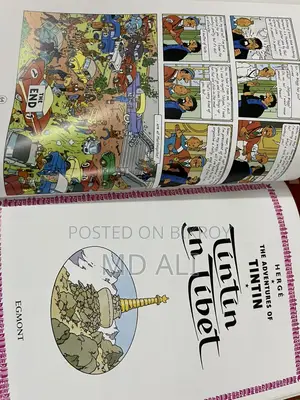 4 Tintin Collection Books