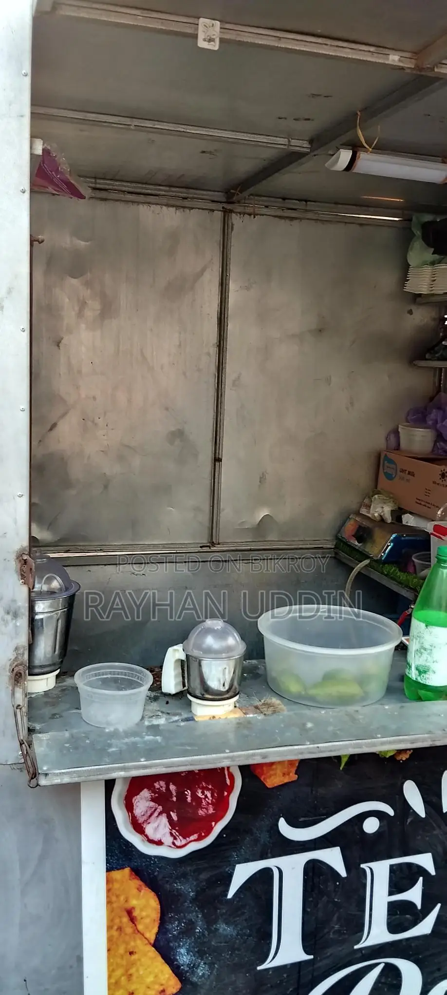6ft by 4ft Food Cart for Emergency Sale