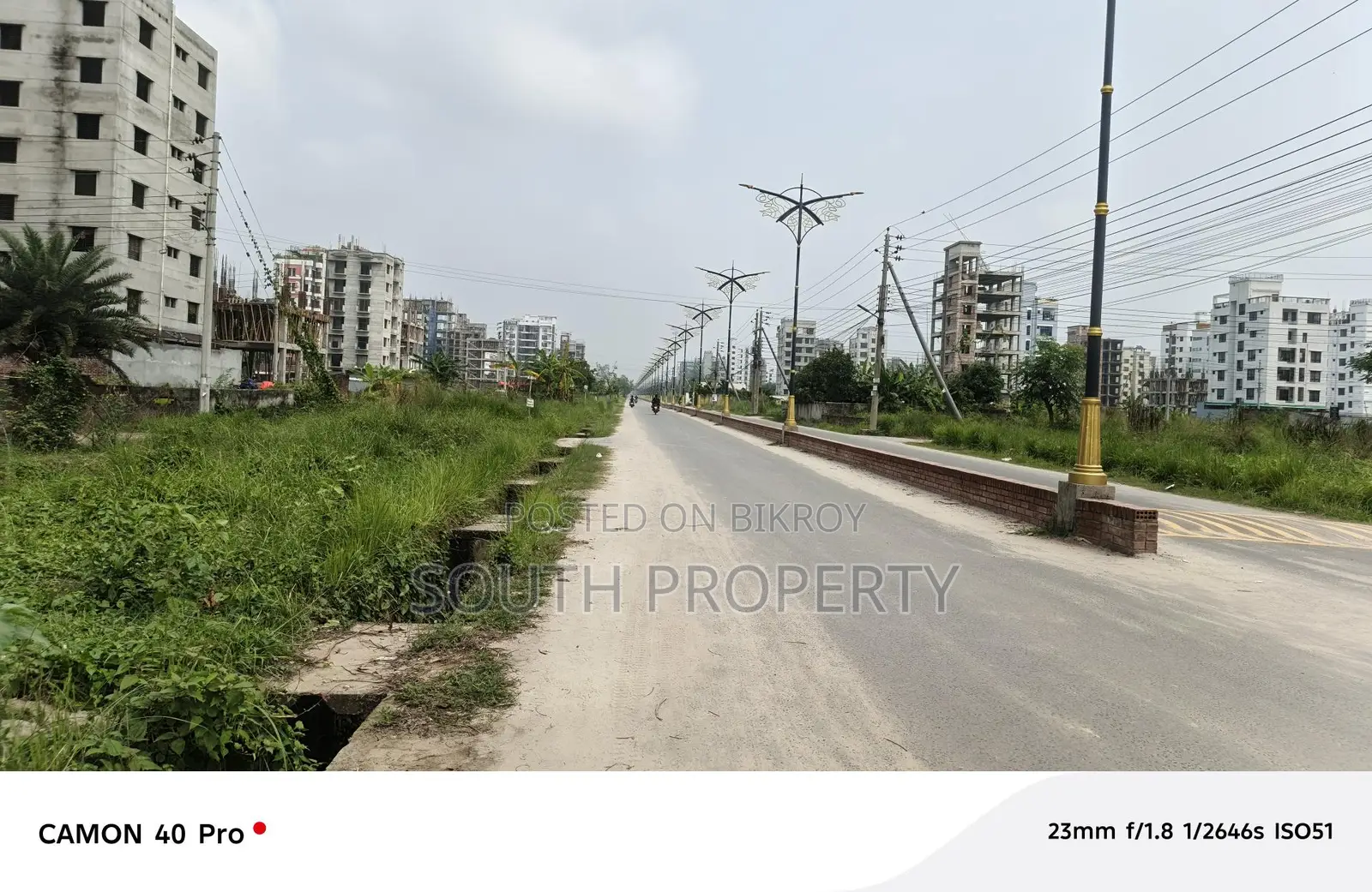10-Katha South Facing Plot Sale, M Block, Bashundhara Baridhara