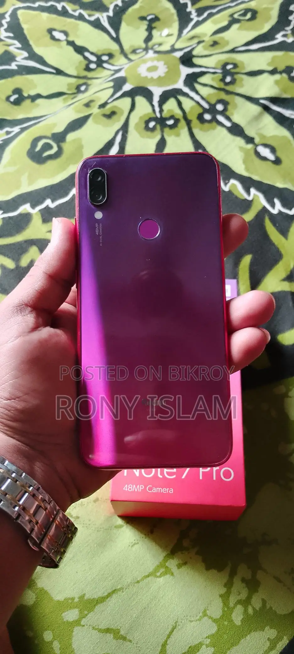 Xiaomi Redmi Note 7 Pro purple colour - 6/64 (Used)
