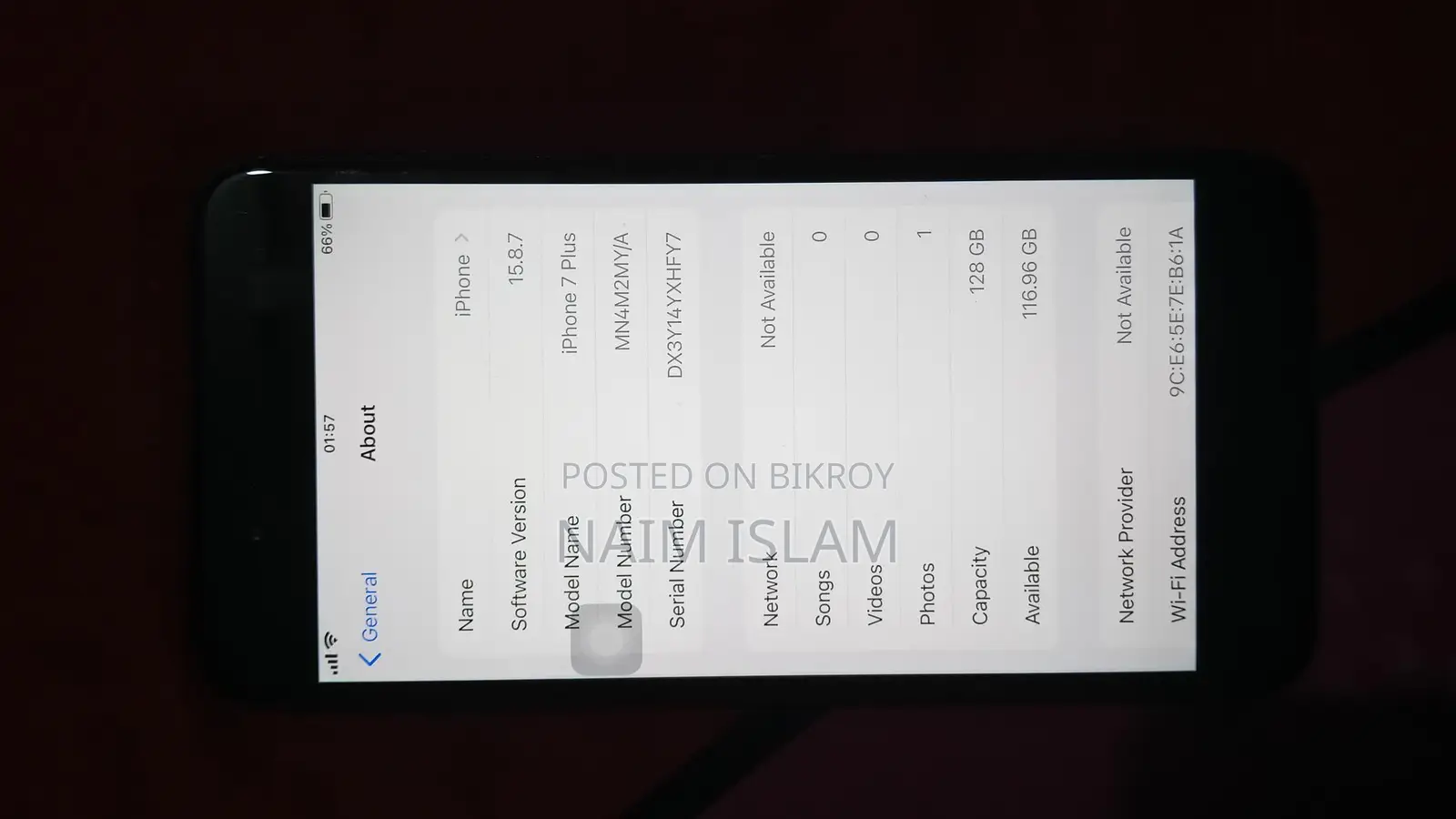 Apple iPhone 7 Plus . (Used)