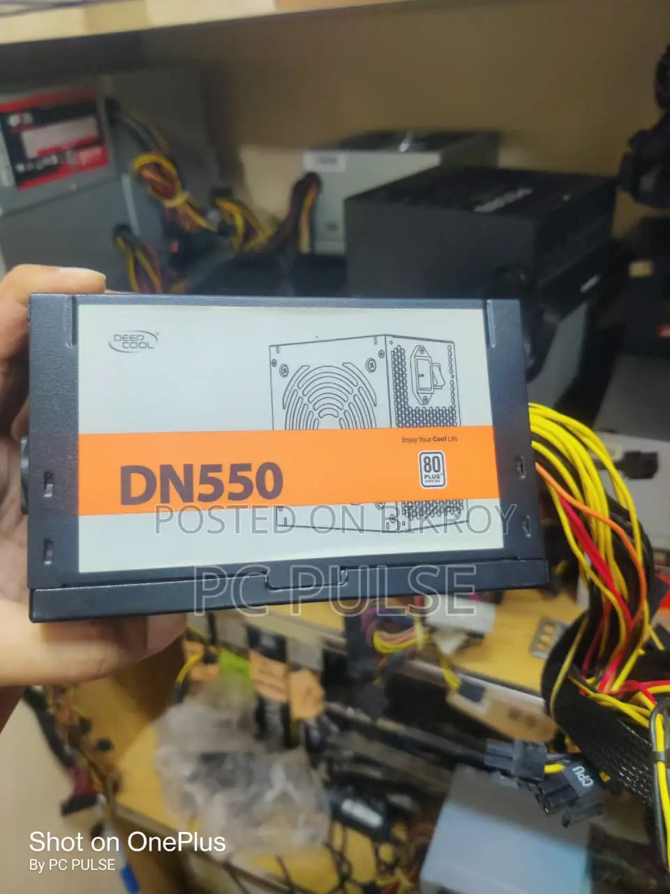 DeepCool DN550 550W 80 PLUS Efficient Power Supply for Gaming Desktop